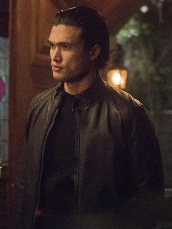 Riverdale S5 Reggie Mantle Cafe Racer Black Leather Jacket Riverdale S5 Reggie Mantle Cafe Racer Black Leather Jacket