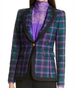 	Riverdale S05 Veronica Lodge Tartan Plaid Blazer