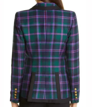  	Camila Mendes Riverdale S05 Veronica Lodge Plaid Coat