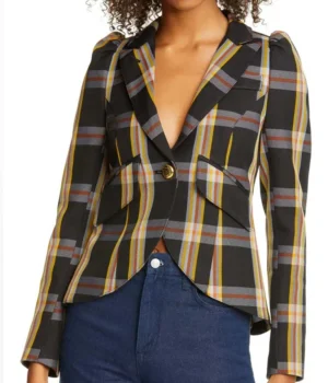  	Riverdale S05 Toni Topaz Black Plaid Blazer