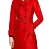  	Riverdale Polly Cooper Double Breasted Red Coat