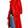  	Riverdale Polly Cooper Double Breasted Red Coat