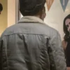  	Riverdale Cole Sprouse Fur Collar Grey Jacket