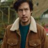  	Riverdale S05 Jughead Jones Brown Shearling Fur Suede Jacket