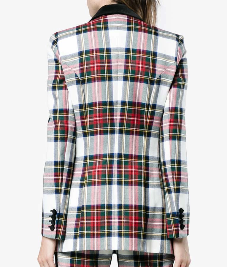 Riverdale S5 Cheryl Blossom Plaid Blazer Riverdale S5 Cheryl Blossom Plaid Blazer