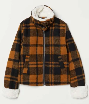  	Riverdale S05 Jellybean Jones Brown Plaid Jacket