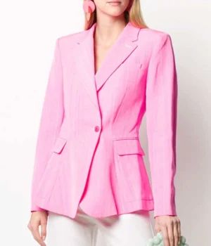  	Madelaine Petsch Riverdale Cheryl Blossom Pink Blazer