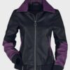  	Riverdale Pretty Poisons Skull and Bones Leather Jacket