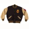  	Riverdale Archie Andrews Brown Varsity Letterman Bomber Jacket