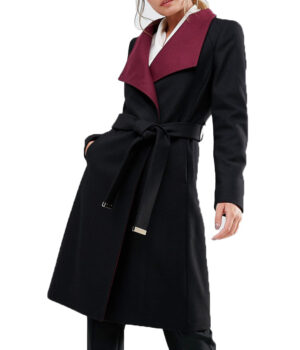  	Riverdale Hermione Lodge Long Trench Coat