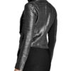 	Riverdale Cheryl Blossom Black Leather Jacket