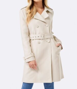  	Riverdale Betty Cooper Mid Length Cream Color Coat