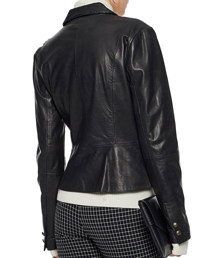 Madchen Amick Riverdale Alice Cooper Leather Black Blazer Madchen Amick Riverdale Alice Cooper Leather Black Blazer