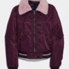  	Lili Reinhart Riverdale S04 Betty Cooper Maroon Jacket