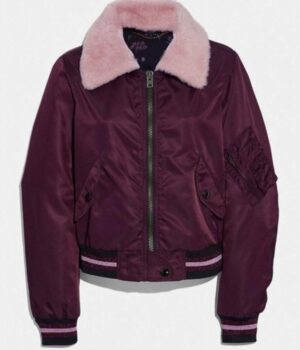  	Lili Reinhart Riverdale S04 Betty Cooper Maroon Jacket