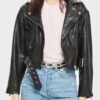  	Riverdale S03 Alice Cooper Biker Leather Jacket