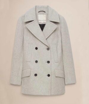  	Riverdale S02 Betty Cooper Double Breasted Grey Coat