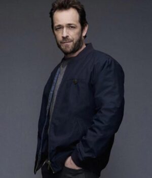  	Luke Perry Riverdale Fred Andrews Blue Jacket