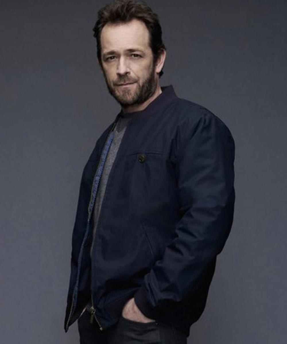 Luke Perry Riverdale Fred Andrews Blue Jacket Luke Perry Riverdale Fred Andrews Blue Jacket