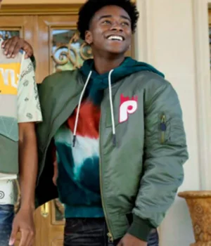  	Bel-Air Tray Melbert S1 E5 Green Bomber Jacket