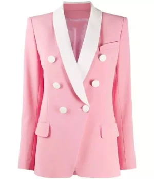  	Bel-Air S1 E1 Hilary Banks Pink White Blazer Jacket