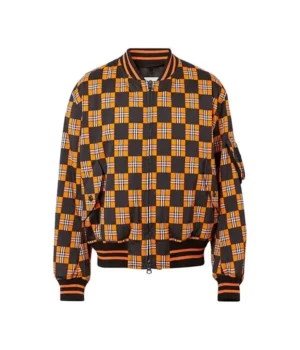  	Bel-Air Olly Sholotan S01 E05 Check Bomber Jacket