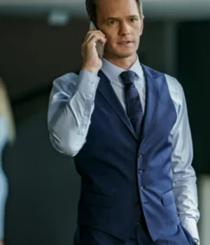 	The Unbearable Weight of Massive Talent Neil Patrick Harris Blue Vest