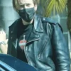  	The Unbearable Weight of Massive Talent Nicolas Cage Leather Jacket