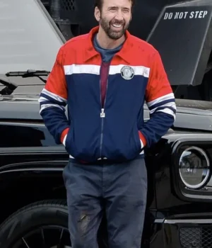  	Nicolas Cage The Unbearable Weight Of Massive Talent Track Jacket