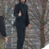  	Keanu Reeves John Wick Chapter 4 Single Breasted Black Suit