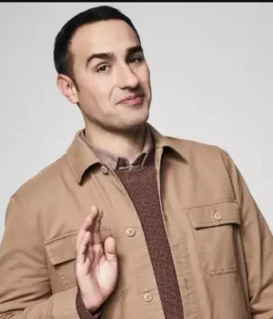  	The Afterparty Walt Beige Cotton Chore Trucker Shirt Jacket