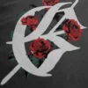 G-Eazy Floral Red Rose G Letter Hoodie G-Eazy Floral Red Rose G Letter Hoodie