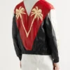  	G-Eazy Dancing Kid Palm Tree Bomber Leather Jacket