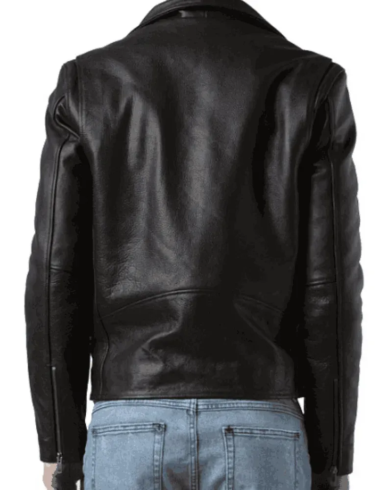 G-Eazy Asymmetrical Zipper Black Leather Jacket G-Eazy Asymmetrical Zipper Black Leather Jacket