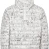  	The Chi S5 E8 Grey Marble Print Puffer Jacket
