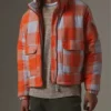  	The Chi S05 Tiffany Orange Checkered Jacket