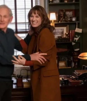  	Happiest Season Harper Brown Trench Coat