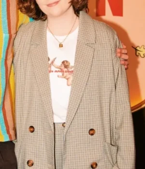  	Alice Oseman Heartstopper Beige Coat