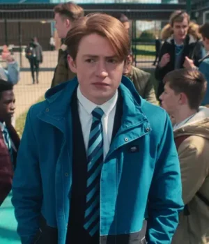  	Heartstopper Nick Nelson Blue Hooded Jacket