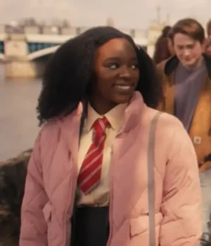  	Heartstopper Tara Jones Pink Jacket