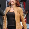  	Natasha Romanoff Avengers Endgame Leather Jacket
