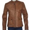  	Natasha Romanoff Avengers Endgame Leather Jacket