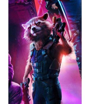  	Guardians of Galaxy Vol 2 Rocket Raccoon Blue Vest