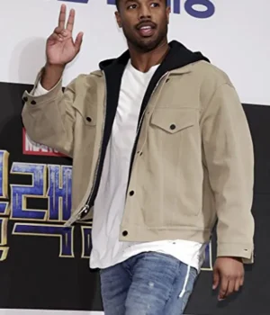  	Black Panther Michael B Jordan Seoul Premiere Jacket
