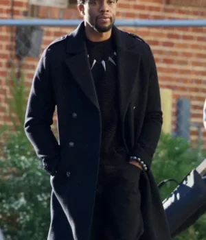  	Avengers Infinity War Black Panther Chadwick Boseman Coat