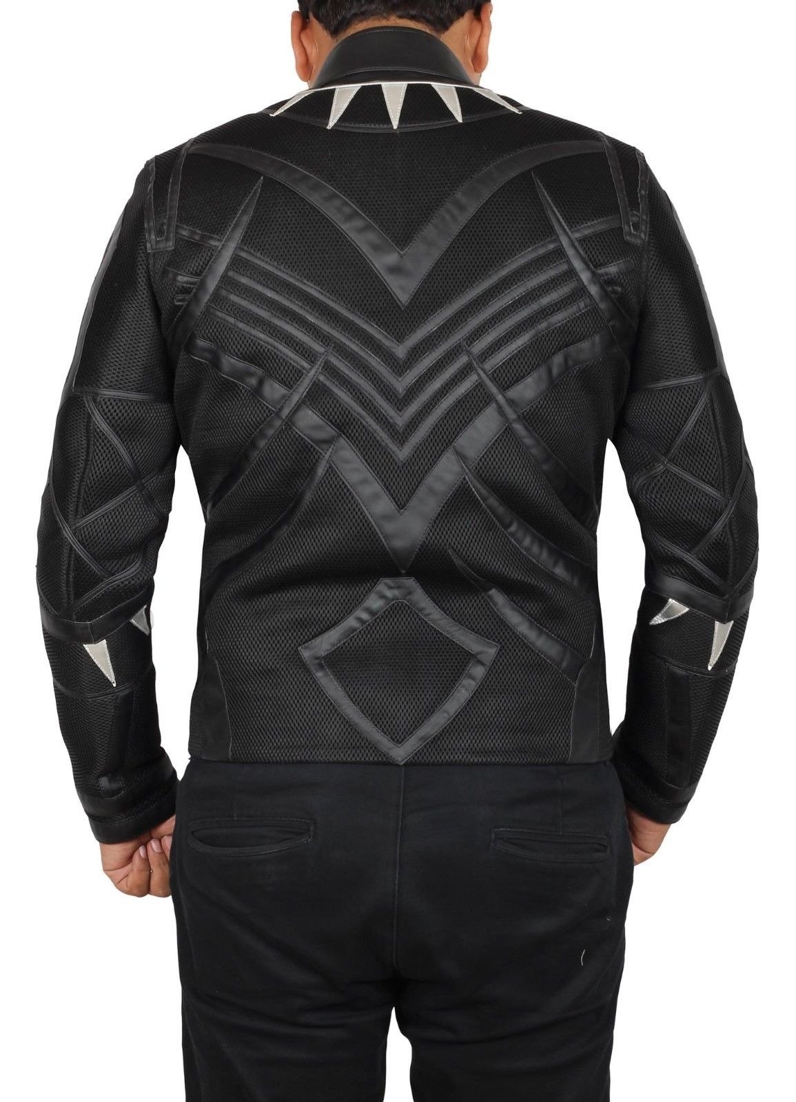 Chadwick Boseman Costume Leather Jacket Black Panther Chadwick Boseman Costume Leather Jacket Black Panther