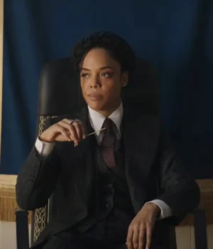  	Thor Love And Thunder Valkyrie Black Blazer Coat