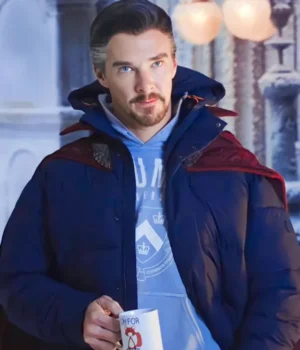  	Doctor Strange Spider-Man No Way Home Puffer Jacket