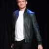  	Richard Madden Eternals Premier Bomber Leather Jacket