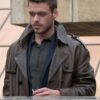  	Ikaris The Eternals Brown Leather Car Coat